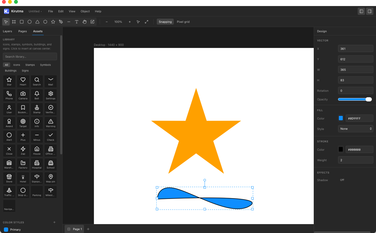 Kirutma design canvas